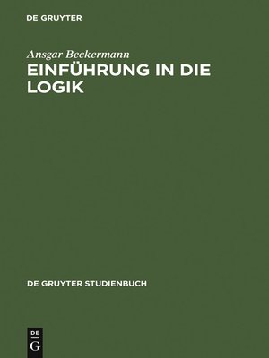 cover image of Einführung in die Logik